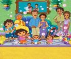 Dora ailesi ve arkadaşları ile